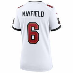 Baker Mayfield Tampa Bay Buccaneers Women's 50th Season White Game Jersey - White