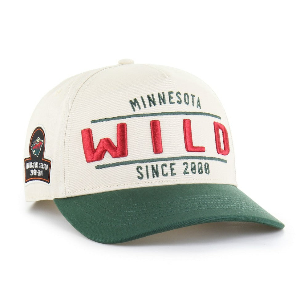 Minnesota Wild '47 Expansion Debut Two-Tone Hitch Adjustable Hat Cream/Green