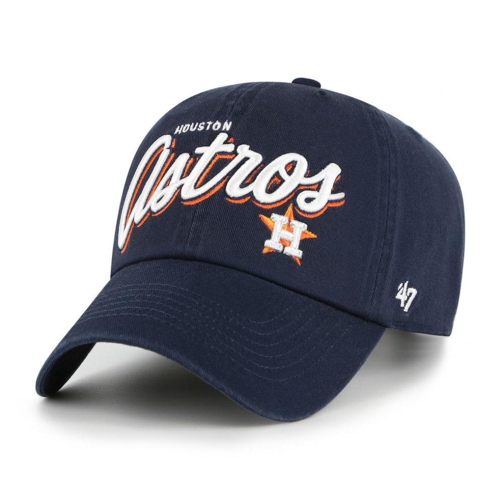 Houston Astros Women's Ariana Clean Up Adjustable Hat Navy | 47 brand