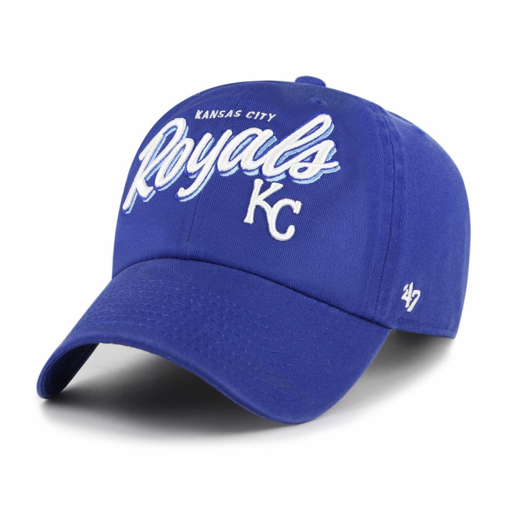 Kansas City Royals Women's Ariana Clean Up Adjustable Hat Royal | 47 brand