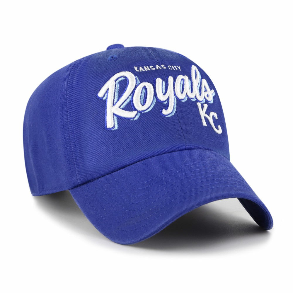 Kansas City Royals Women's Ariana Clean Up Adjustable Hat Royal | 47 brand