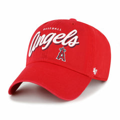 Los Angeles Angels Women's Ariana Clean Up Adjustable Hat Red | 47 brand