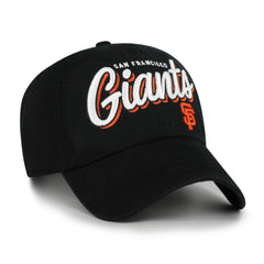 San Francisco Giants Women's Ariana Clean Up Adjustable Hat Black | 47 brand