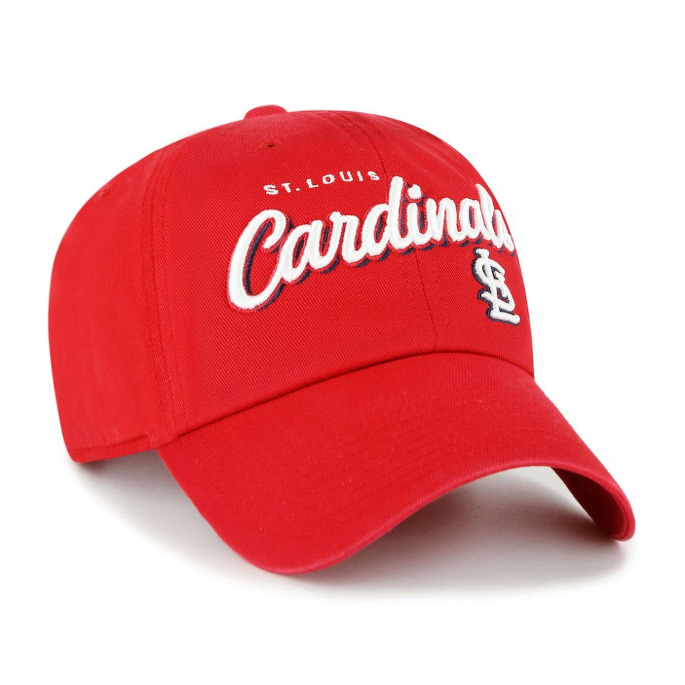 St. Louis Cardinals Women's Ariana Clean Up Adjustable Hat Red | 47 brand