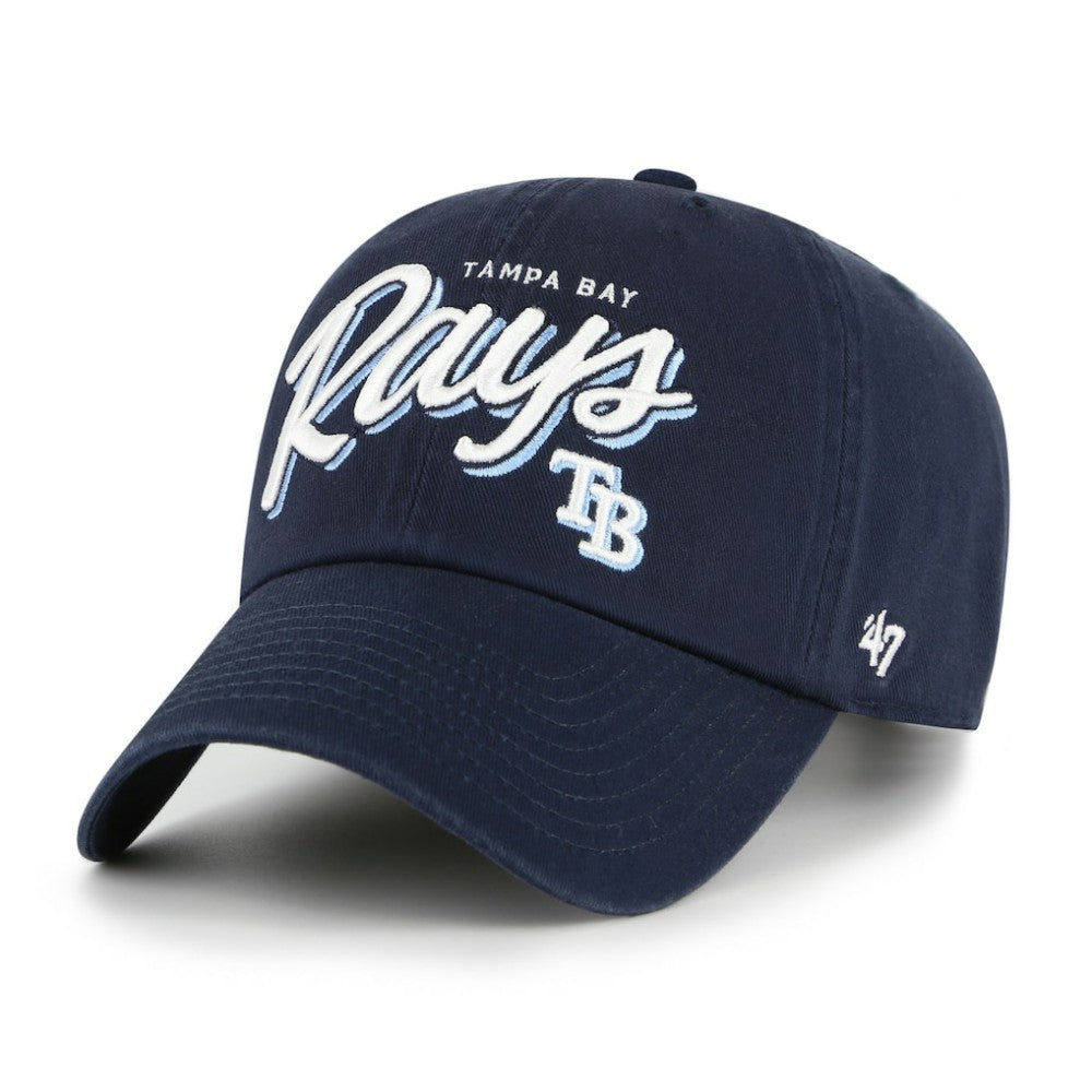 Tampa Bay Rays Women's Ariana Clean Up Adjustable Hat Navy | 47 brand
