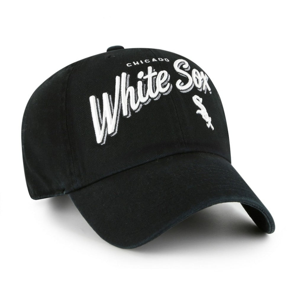 Chicago White Sox Women's Ariana Clean Up Adjustable Hat Black | 47 brand