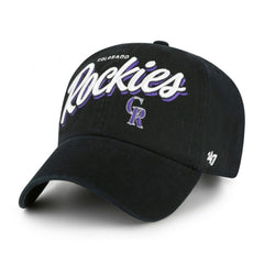 Colorado Rockies Women's Ariana Clean Up Adjustable Hat Black | 47 brand