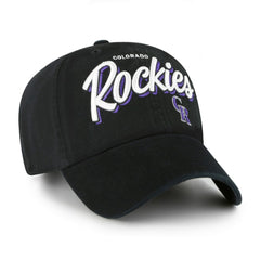 Colorado Rockies Women's Ariana Clean Up Adjustable Hat Black | 47 brand
