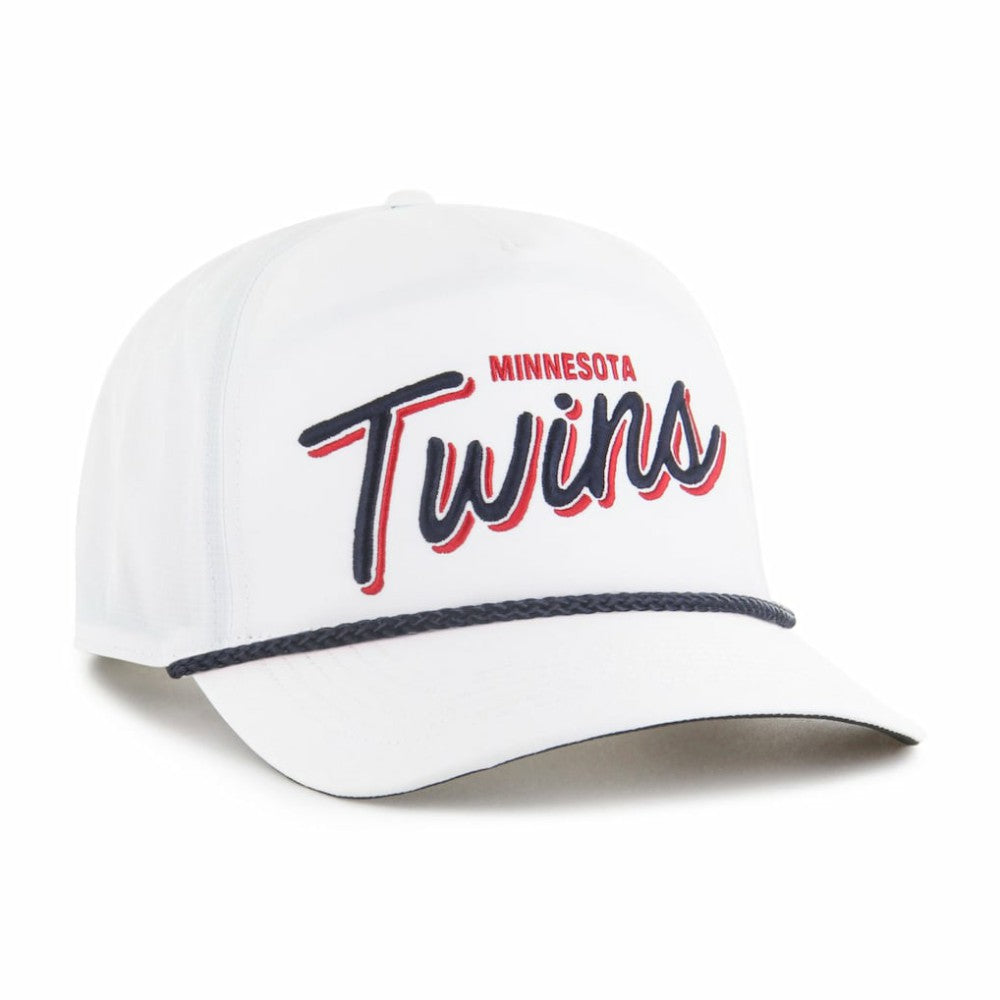 Minnesota Twins Brrr Fairway Hitch Adjustable Hat White | 47 brand