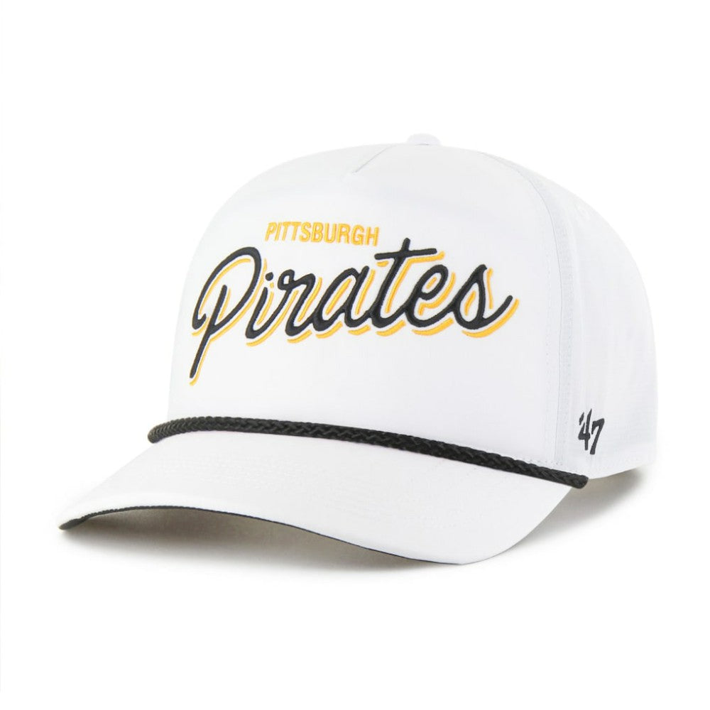 Pittsburgh Pirates Brrr Fairway Hitch Adjustable Hat White | 47 brand