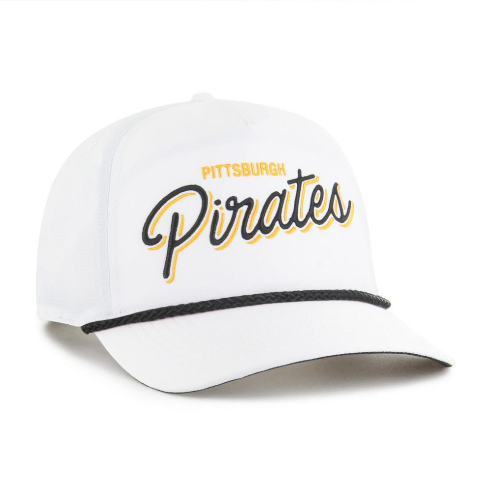 Pittsburgh Pirates Brrr Fairway Hitch Adjustable Hat White | 47 brand