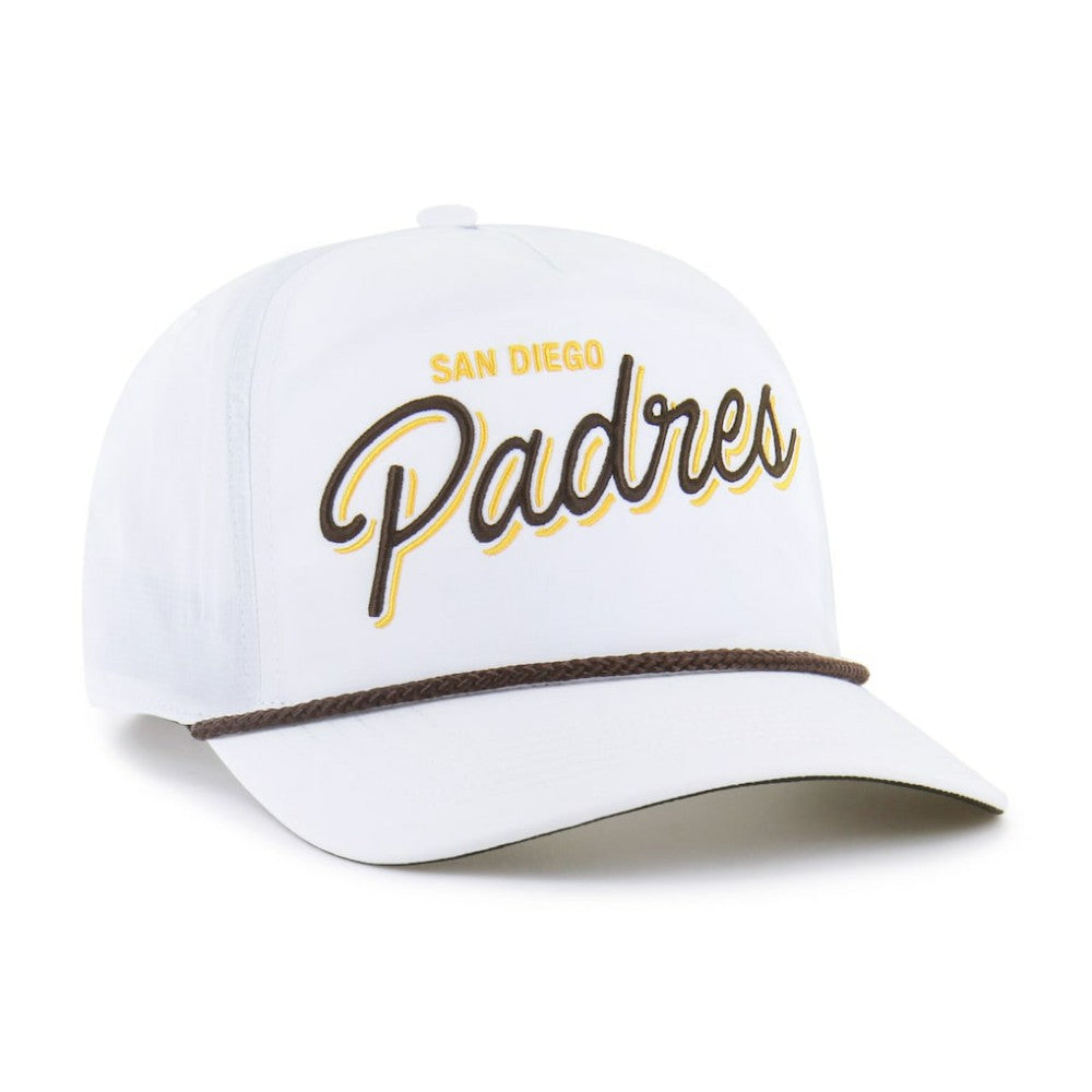 San Diego Padres Brrr Fairway Hitch Adjustable Hat White | 47 brand