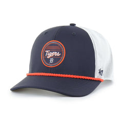Detroit Tigers Fairway Trucker Adjustable Hat Navy/White | 47 brand