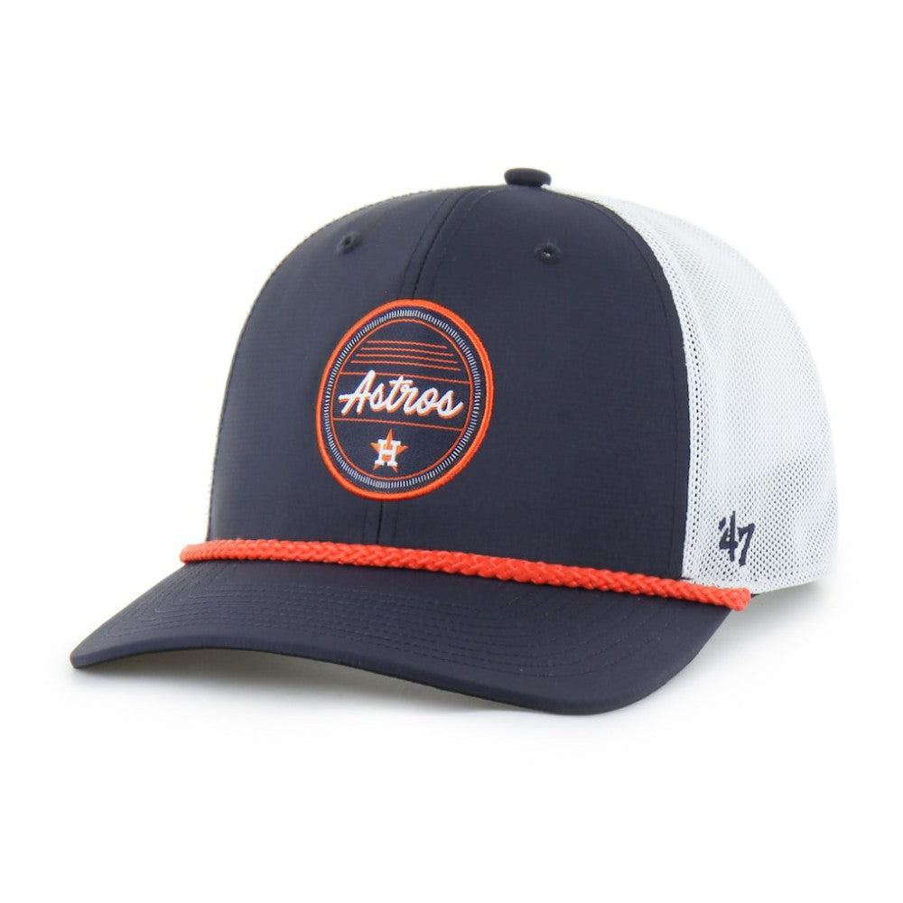 Houston Astros Fairway Trucker Adjustable Hat Navy/White | 47 brand