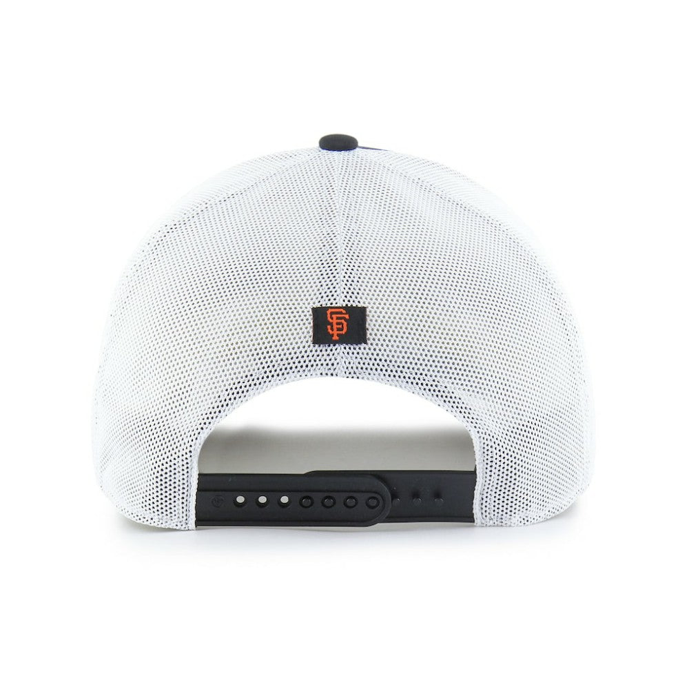 San Francisco Giants Fairway Trucker Adjustable Hat Black/White | 47 brand