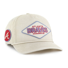 Atlanta Braves Cairn Hitch Adjustable Hat Khaki | 47 brand