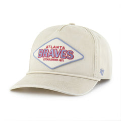 Atlanta Braves Cairn Hitch Adjustable Hat Khaki | 47 brand