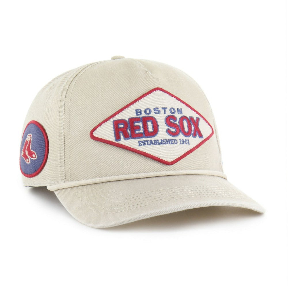 Boston Red Sox Cairn Hitch Adjustable Hat Khaki | 47 brand