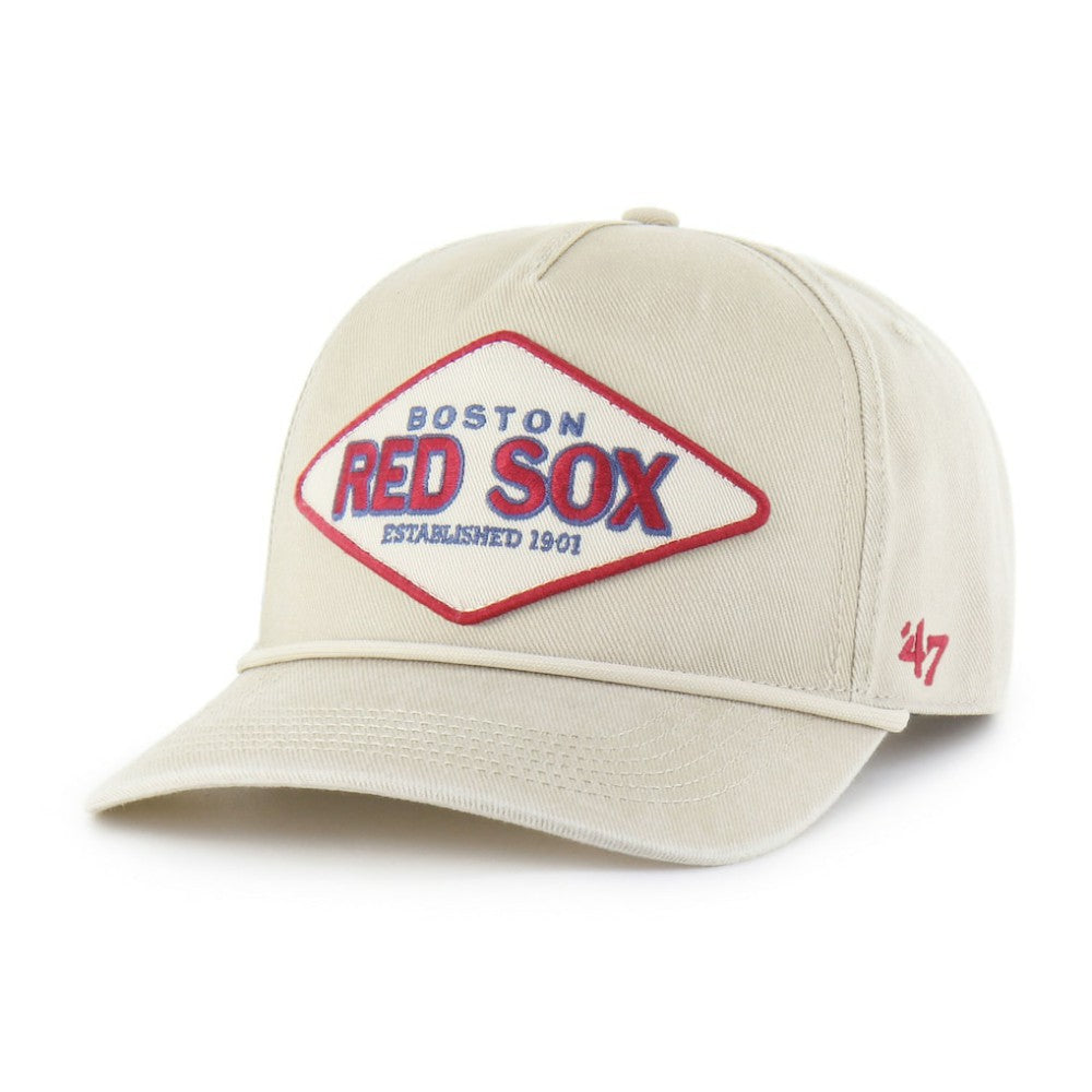 Boston Red Sox Cairn Hitch Adjustable Hat Khaki | 47 brand