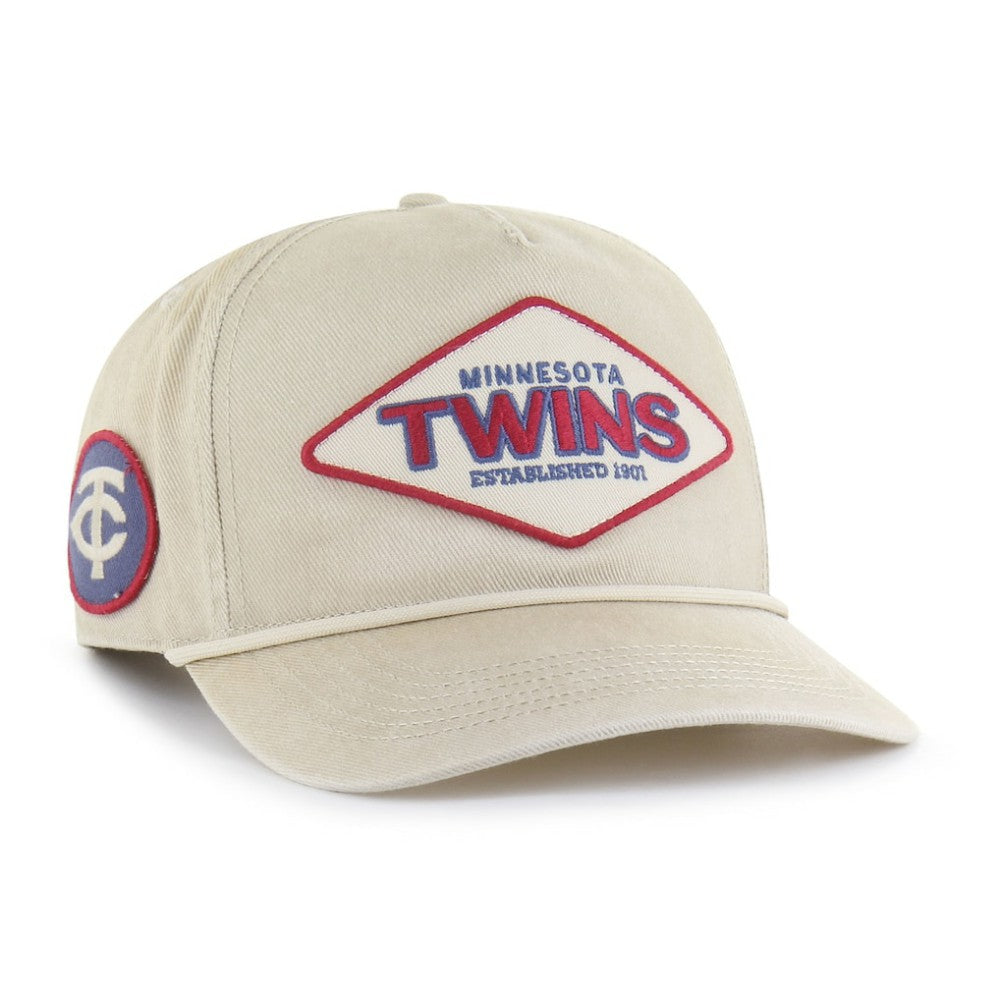 Minnesota Twins Cairn Hitch Adjustable Hat Khaki | 47 brand