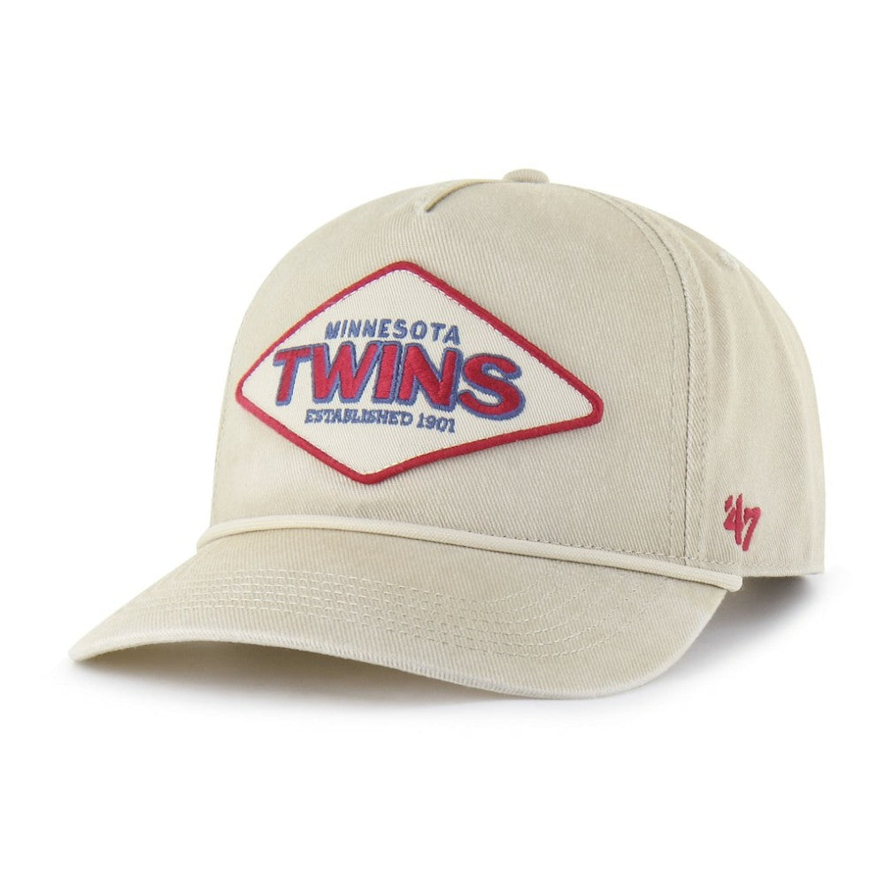 Minnesota Twins Cairn Hitch Adjustable Hat Khaki | 47 brand