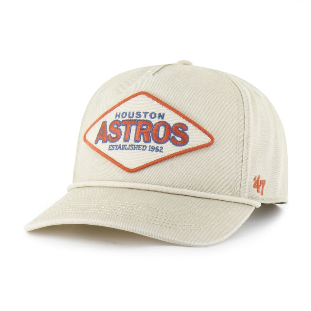 Houston Astros Cairn Hitch Adjustable Hat Khaki | 47 brand