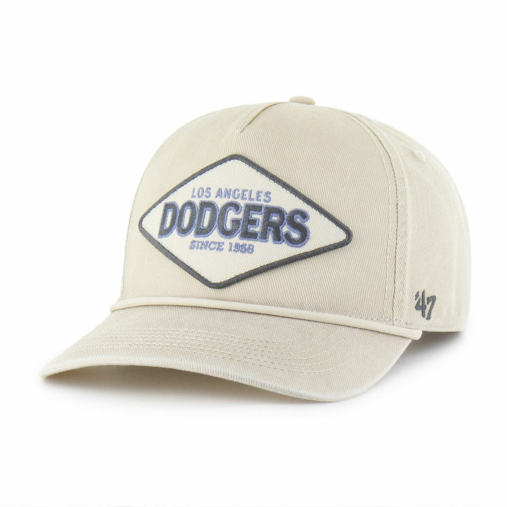 Los Angeles Dodgers Cairn Hitch Adjustable Hat Khaki | 47 brand