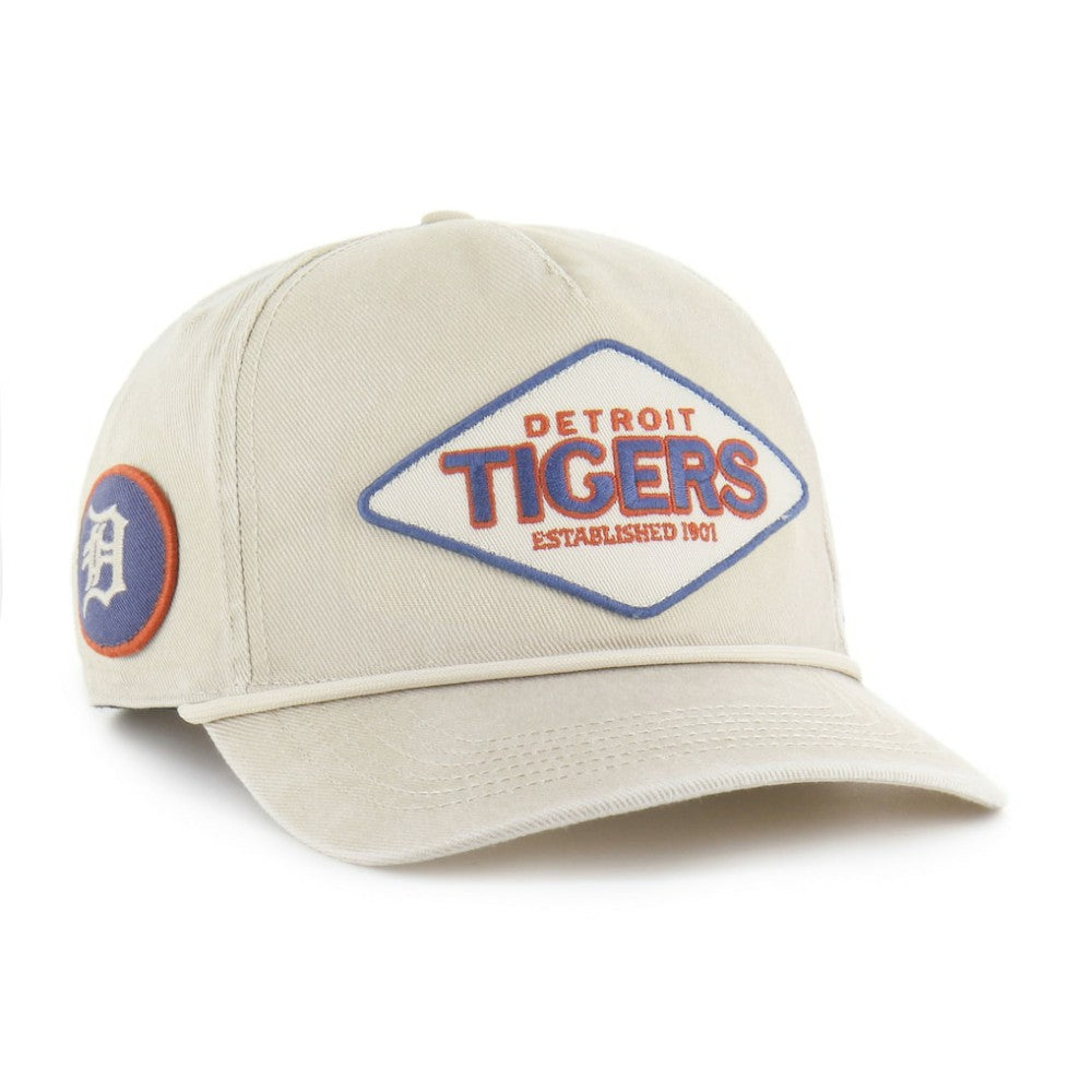 Detroit Tigers Cairn Hitch Adjustable Hat Khaki | 47 brand