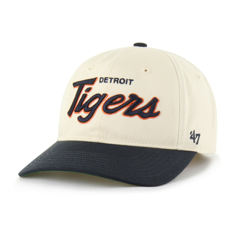 Detroit Tigers Crosstown Franchise Fitted Hat Natural | 47 brand