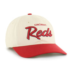 Cincinnati Reds Crosstown Franchise Fitted Hat Natural | 47 brand
