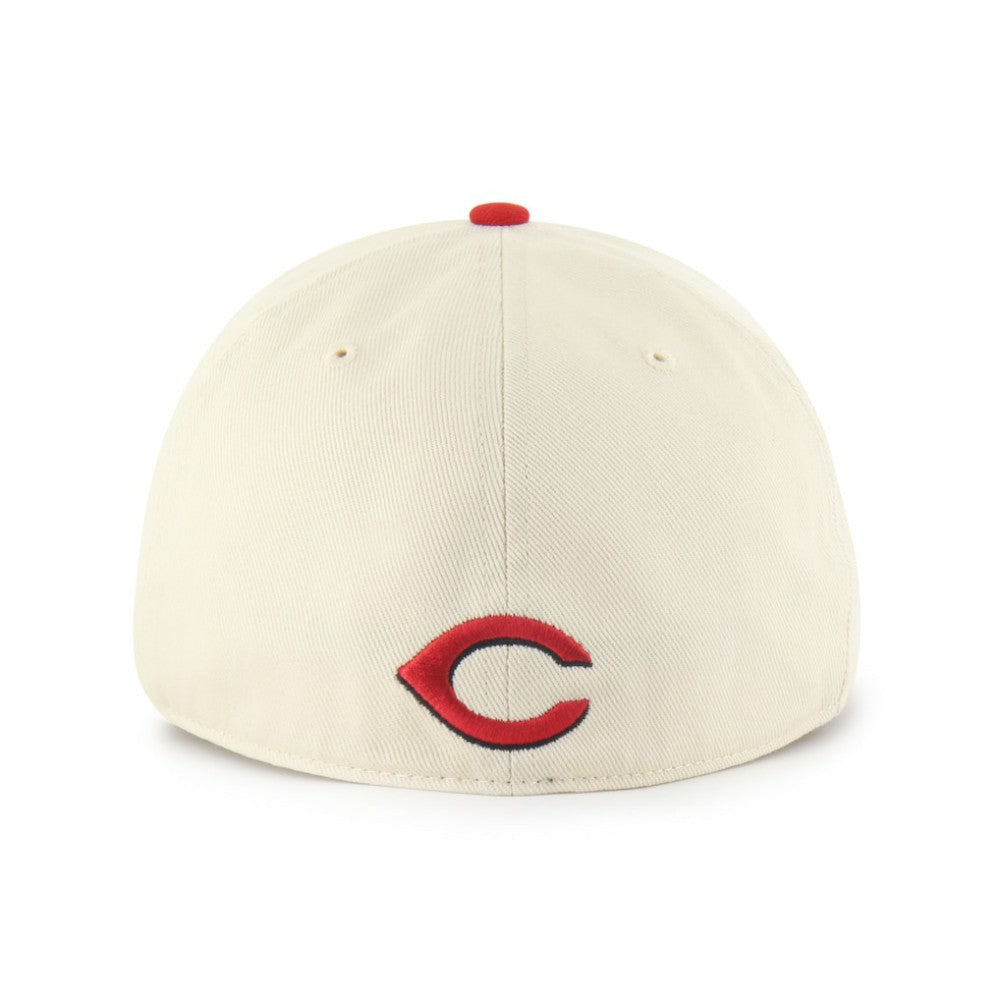 Cincinnati Reds Crosstown Franchise Fitted Hat Natural | 47 brand