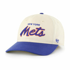 New York Mets Crosstown Franchise Fitted Hat Natural | 47 brand