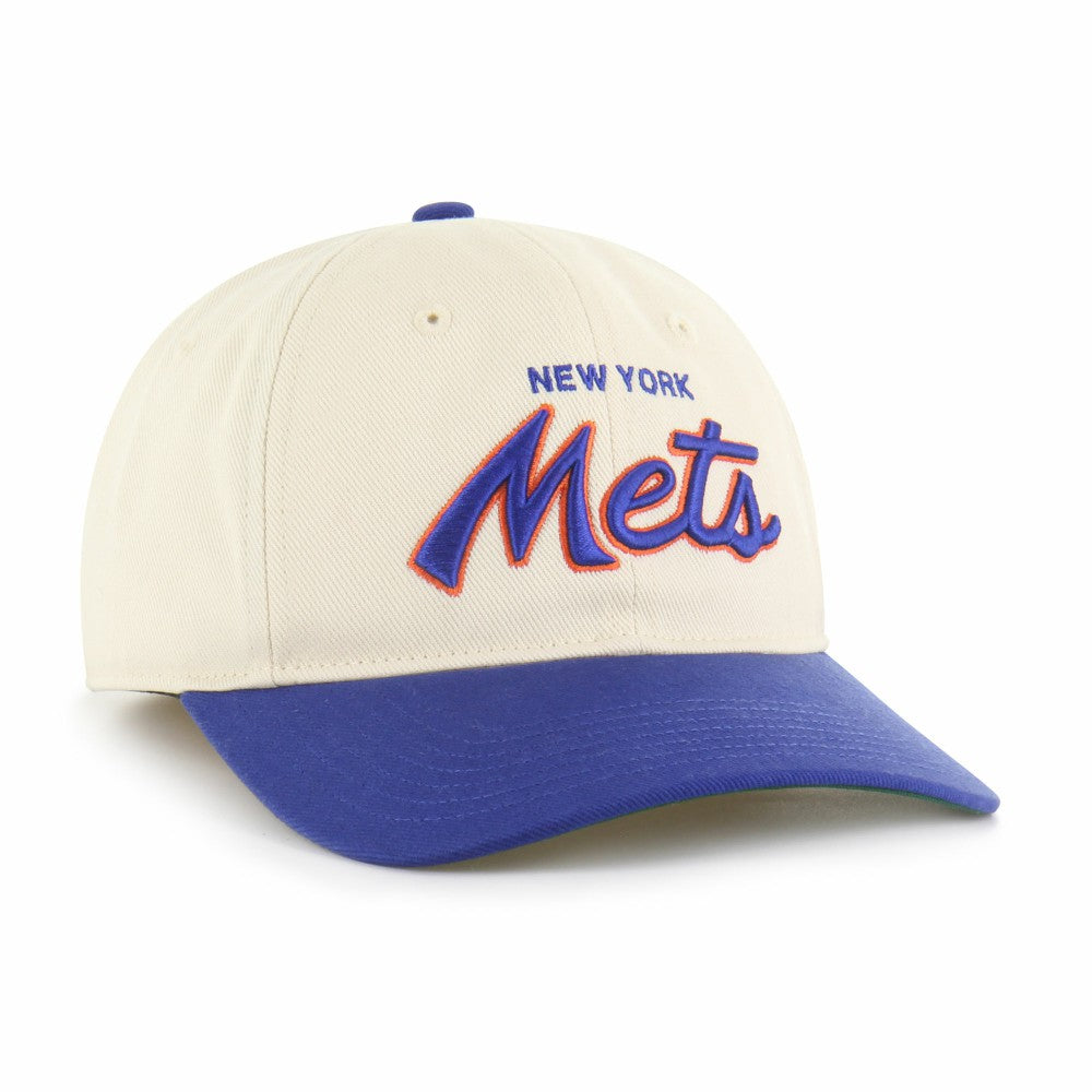 New York Mets Crosstown Franchise Fitted Hat Natural | 47 brand
