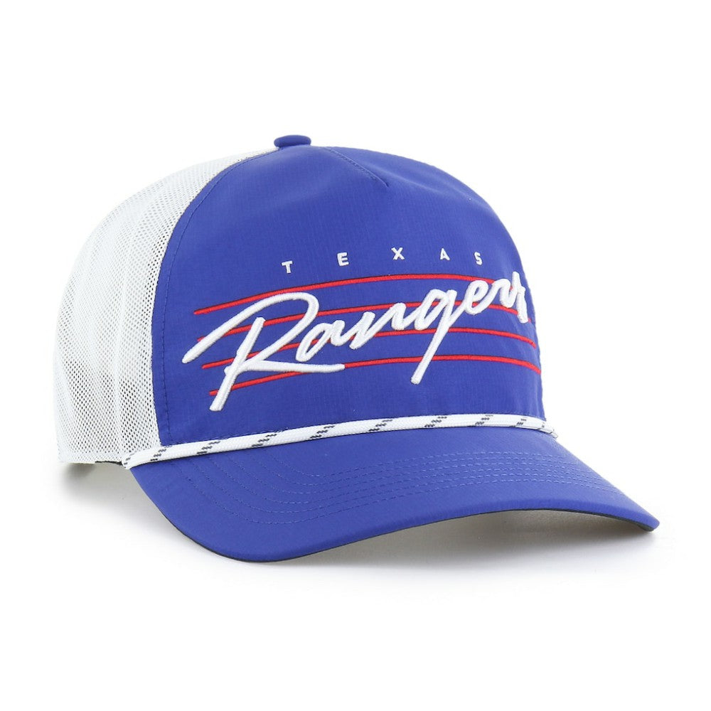 Texas Rangers Brrr Downburst Mesh Hitch Adjustable Hat Royal | 47 brand