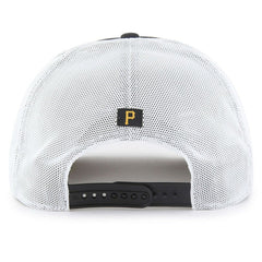 Pittsburgh Pirates Brrr Downburst Mesh Hitch Adjustable Hat Black | 47 brand
