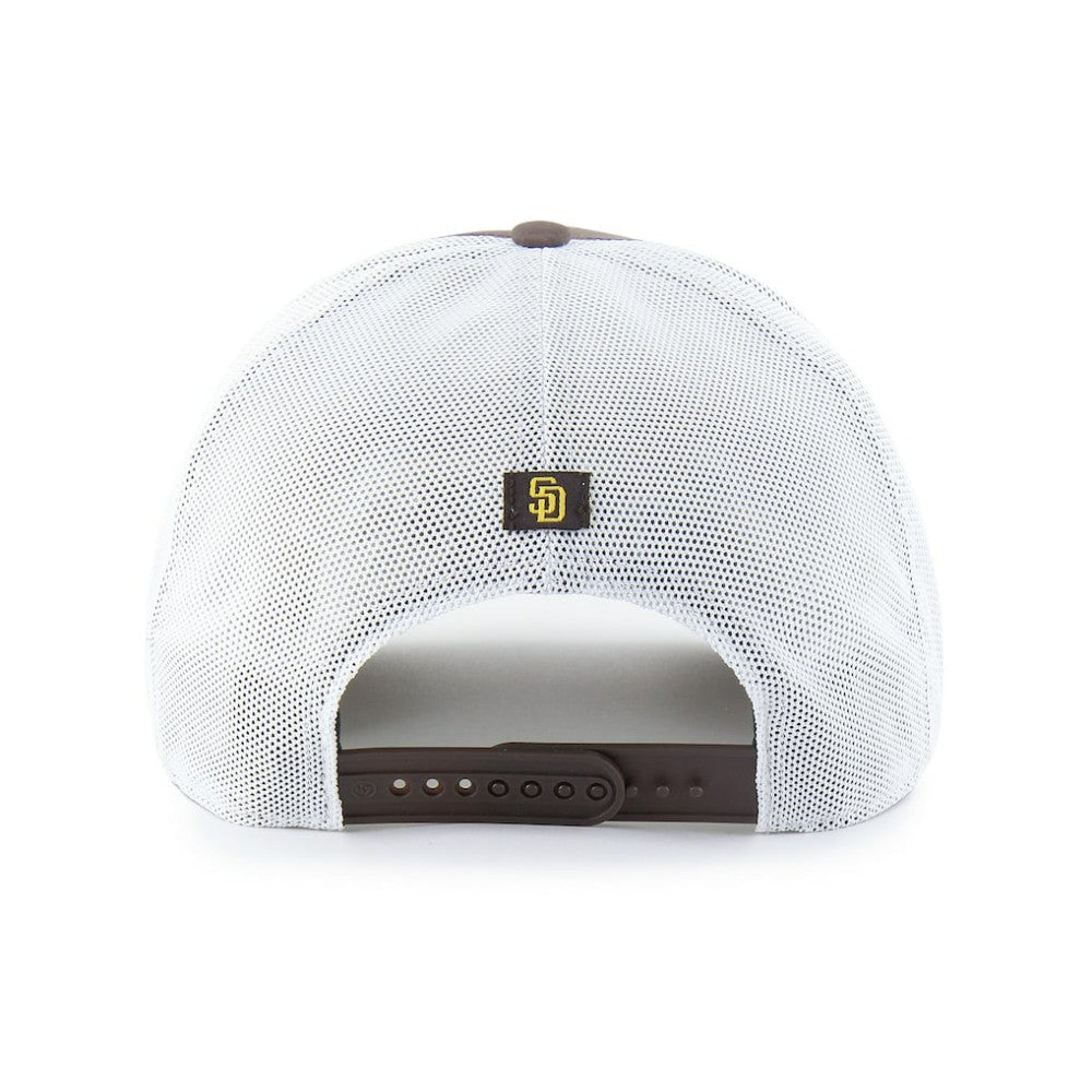 San Diego Padres Brrr Downburst Mesh Hitch Adjustable Hat Brown | 47 brand