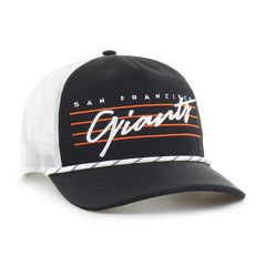 San Francisco Giants Brrr Downburst Mesh Hitch Adjustable Hat Black | 47 brand