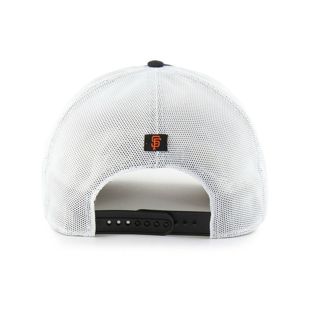 San Francisco Giants Brrr Downburst Mesh Hitch Adjustable Hat Black | 47 brand