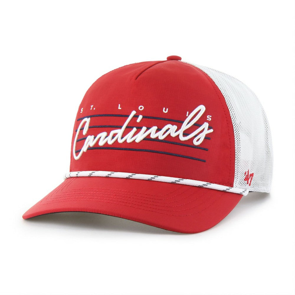 St. Louis Cardinals Brrr Downburst Mesh Hitch Adjustable Hat Red | 47 brand