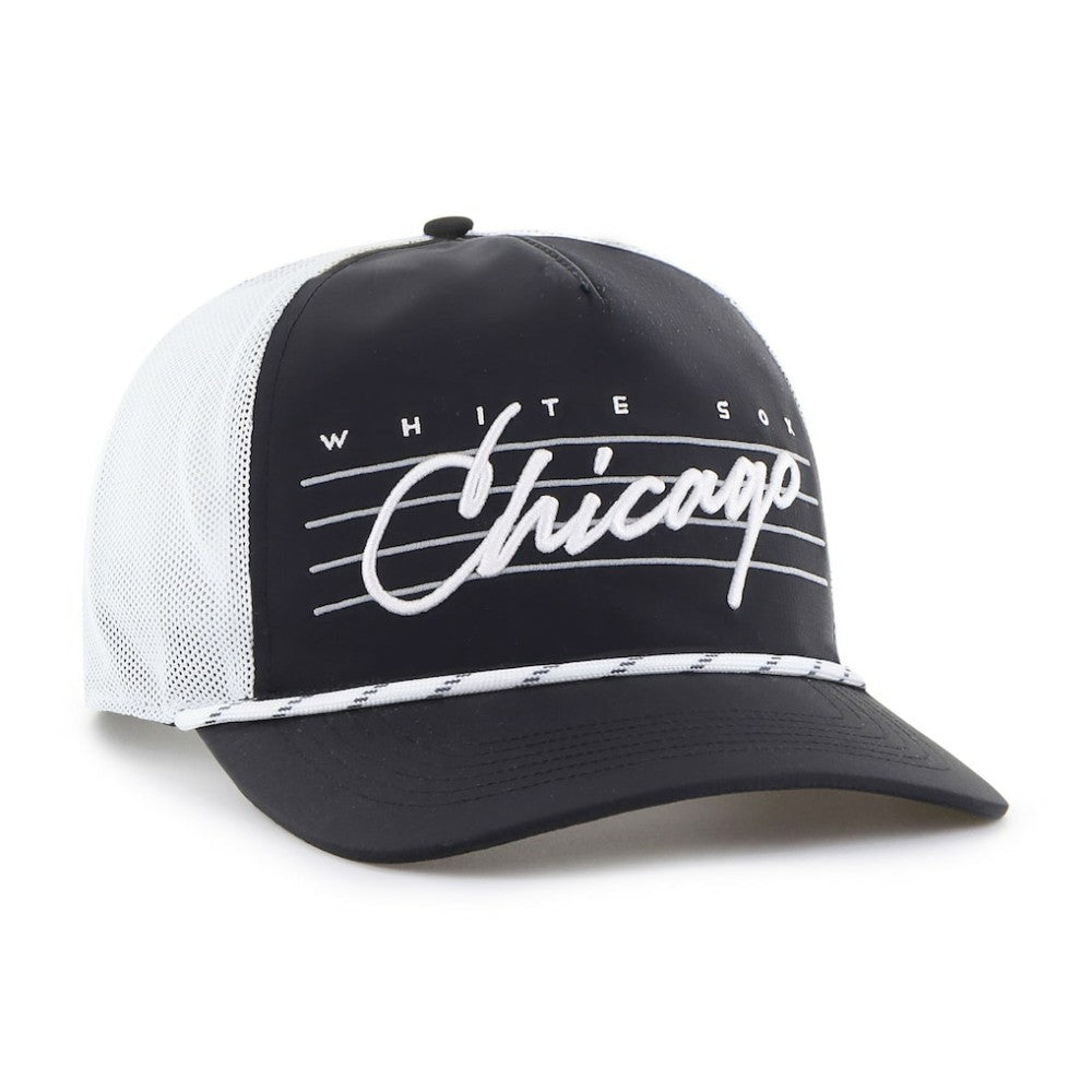 Chicago White Sox Brrr Downburst Mesh Hitch Adjustable Hat Black | 47 brand