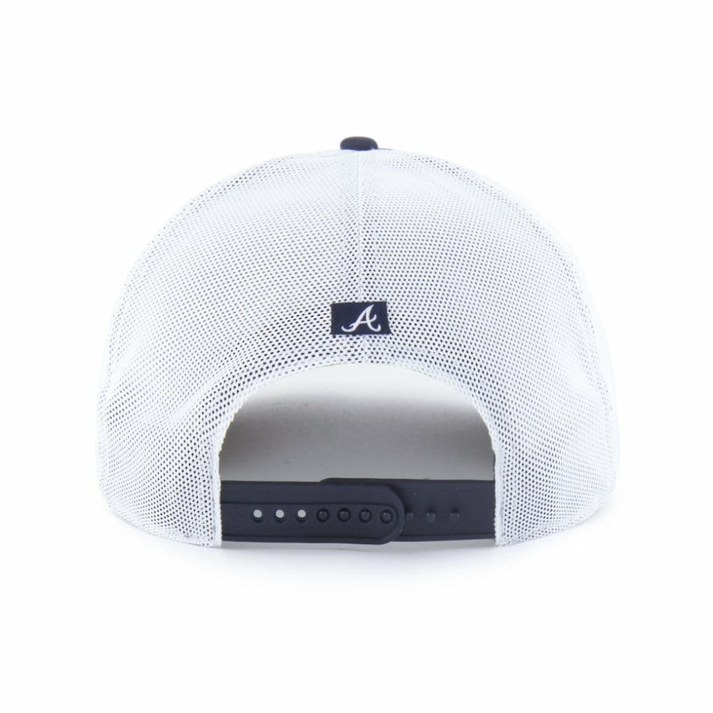 Atlanta Braves Brrr Downburst Mesh Hitch Adjustable Hat Navy | 47 brand