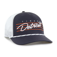 Detroit Tigers Brrr Downburst Mesh Hitch Adjustable Hat Navy | 47 brand