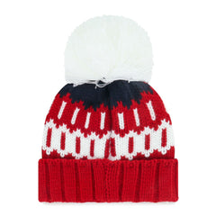 St. Louis Cardinals Women's Felicity Cuffed Knit Hat with Pom Red | 47 brand