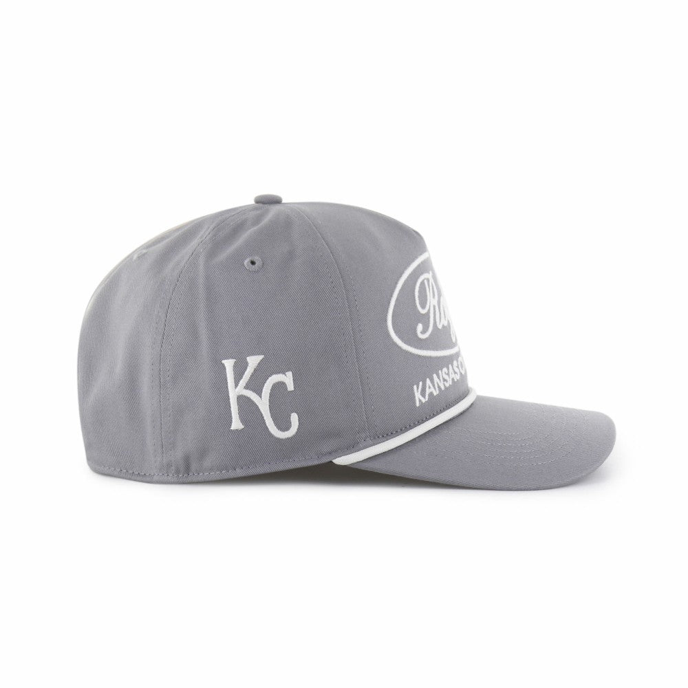Kansas City Royals Foundational Hitch Adjustable Hat Gray | 47 brand