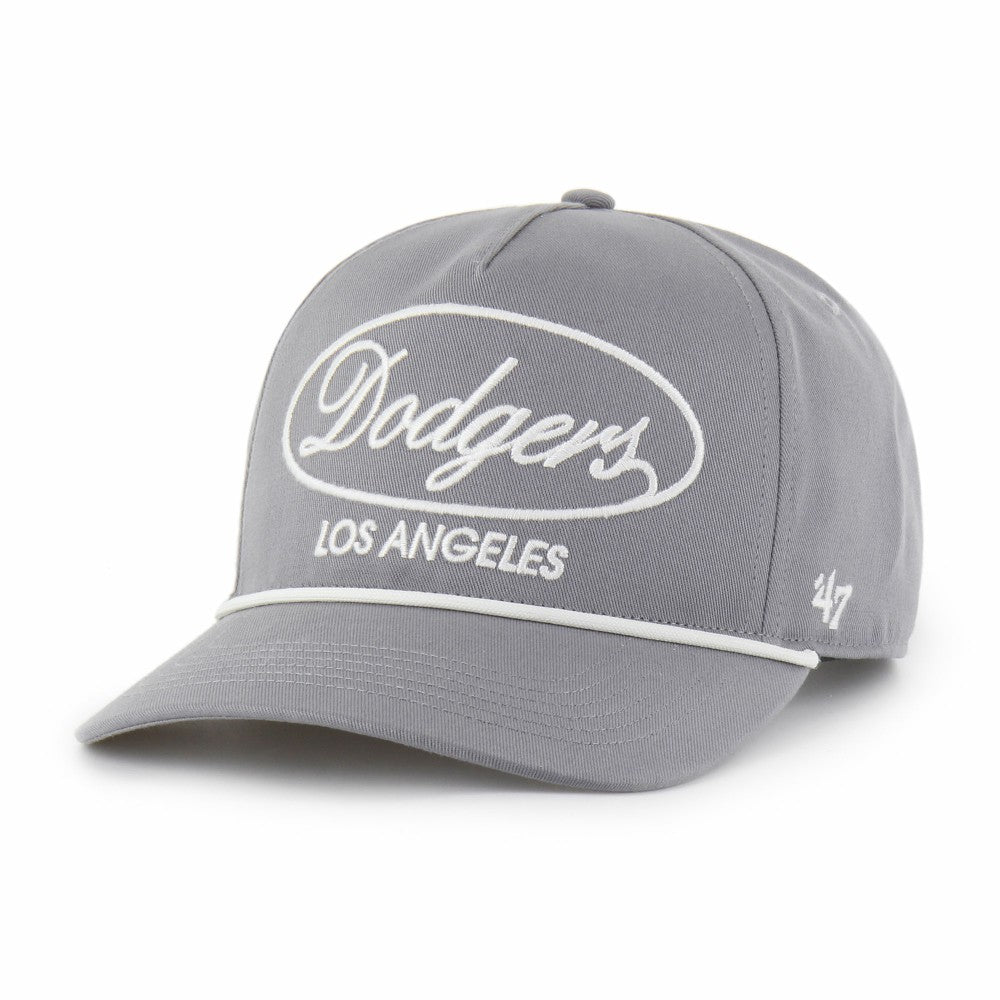 Los Angeles Dodgers Foundational Hitch Adjustable Hat Gray | 47 brand