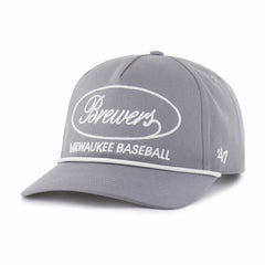 Milwaukee Brewers Foundational Hitch Adjustable Hat Gray | 47 brand