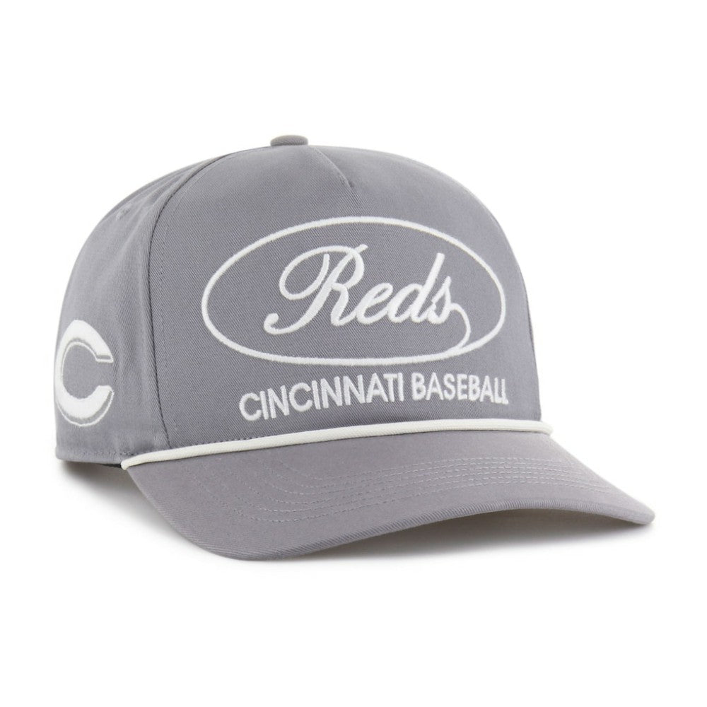 Cincinnati Reds Foundational Hitch Adjustable Hat Gray | 47 brand