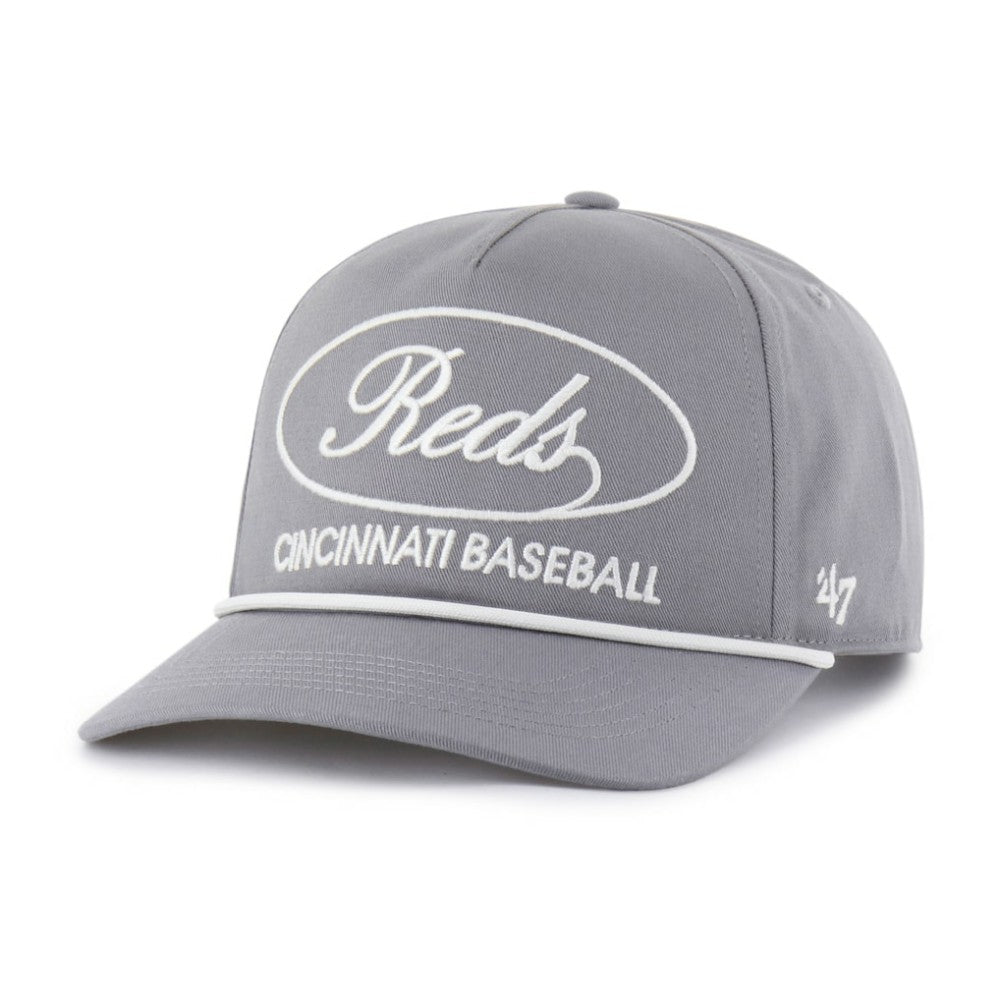Cincinnati Reds Foundational Hitch Adjustable Hat Gray | 47 brand