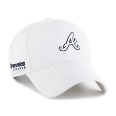 Atlanta Braves Foundational Pinch Offside Adjustable Hat White | 47 brand