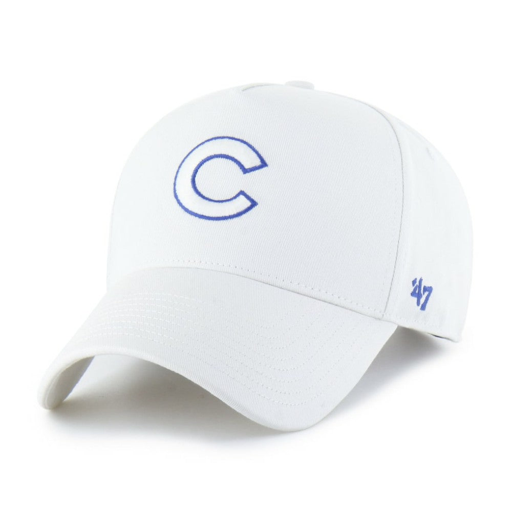 Chicago Cubs Foundational Pinch Offside Adjustable Hat White | 47 brand